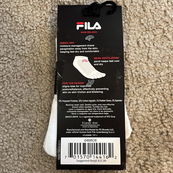 Fila skele-toes socks - Picture 3 of 3